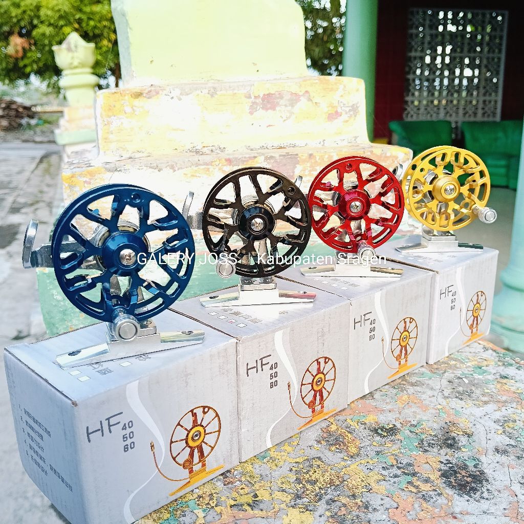 REE TOKOS METAL HF 50 Reel mini cocok untuk joran tegek