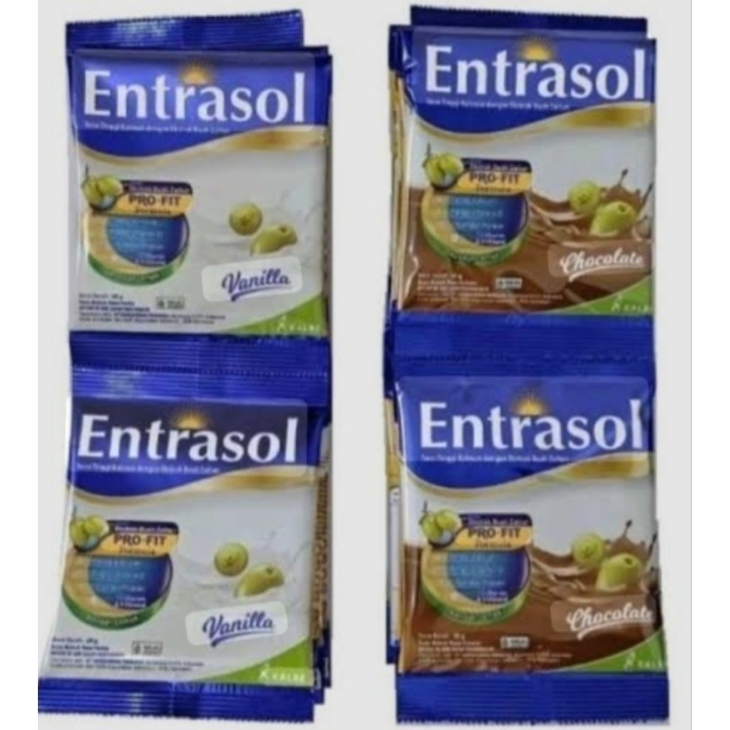 

[Harga Grosir] Susu Orang Tua lansia Susu untuk Tulang Susu Entrasol Renteng rasa coklat vanila 1 renteng isi 10 pcs saschet