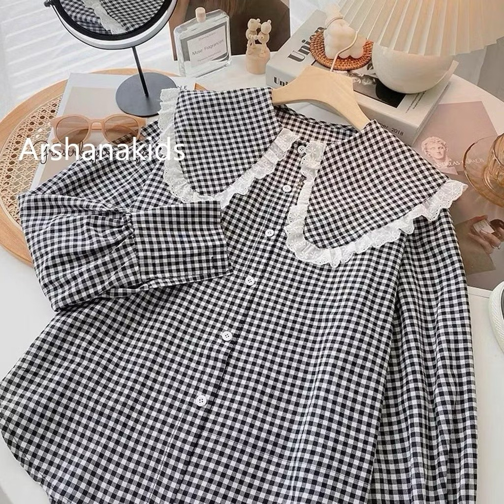 Keiko Kemeja Blouse Anak Perempuan 1-13 Tahun / Baju Atasan Anak Perempuan