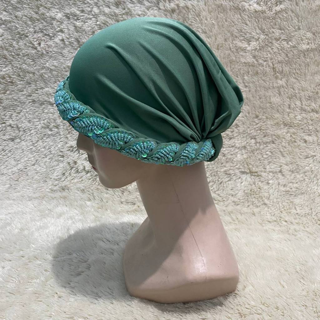 Topi ciput hijab kupluk nenek turban songkok haji dan umroh premium topi kupluk wanita dewasa