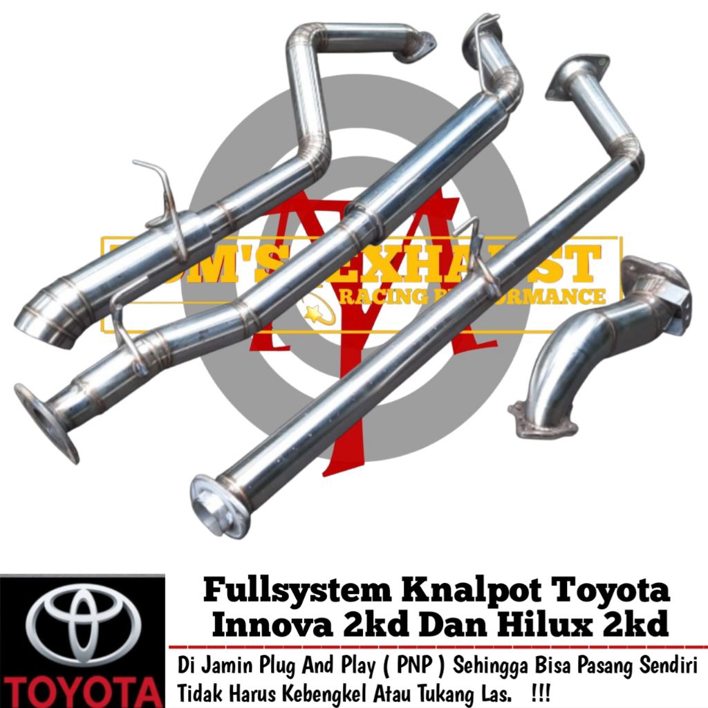 FULLSYSTEM KNALPOT INNOVA/HILUX 2KD