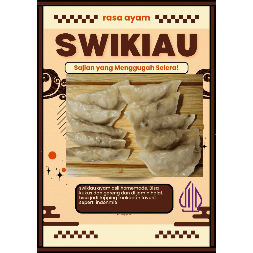 

swikiau ayam homemade isi 10/50pcs bisa rebus apalagi goreng