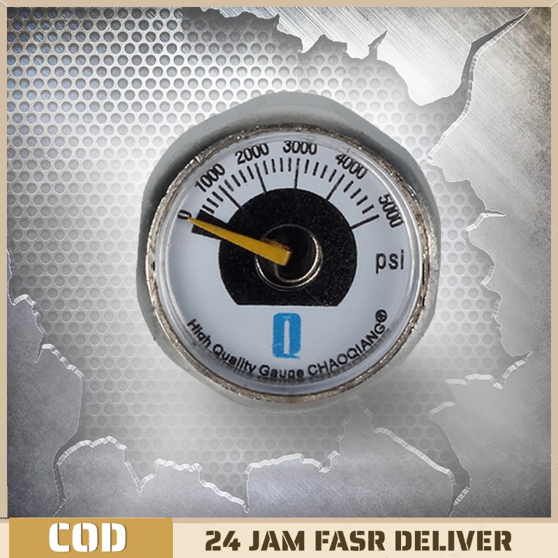 Manometer Pompa Pcp 5000 Psi Manometer Pcp Digital Manometer Od 25 Ukuran M10  Kompresor Pcp 5000 Ps