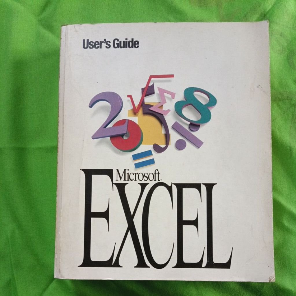 buku jadul microsoft excel