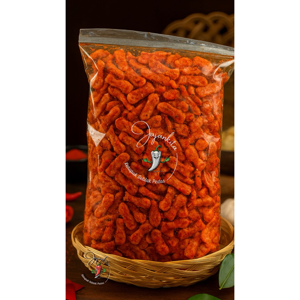 

KERUPUK IKAN PEDASS CEMILANVIRAL