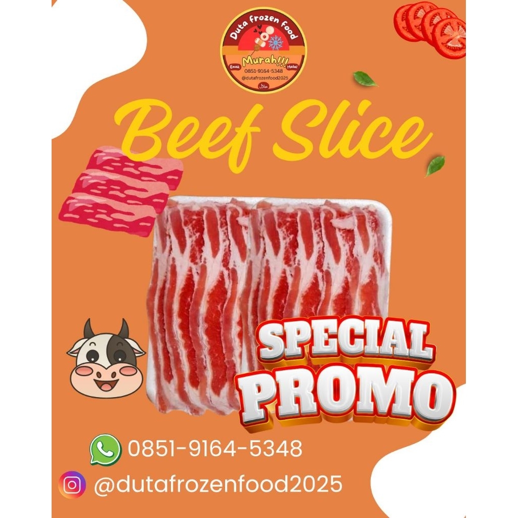 

daging sapi slice yoshinoya / teriyaki 500g frozenfod