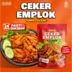 

Oelek Ceker Emplok Mercon Tanpa Tulang / Ceker Mercon Pedas / Lauk Siap Saji / Makanan Instant Food / Lauk Sambal