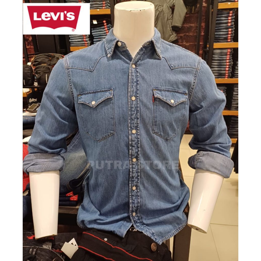 KEMEJA PRIA MERK LEVIS ORIGINAL PREMIUM QUALITY