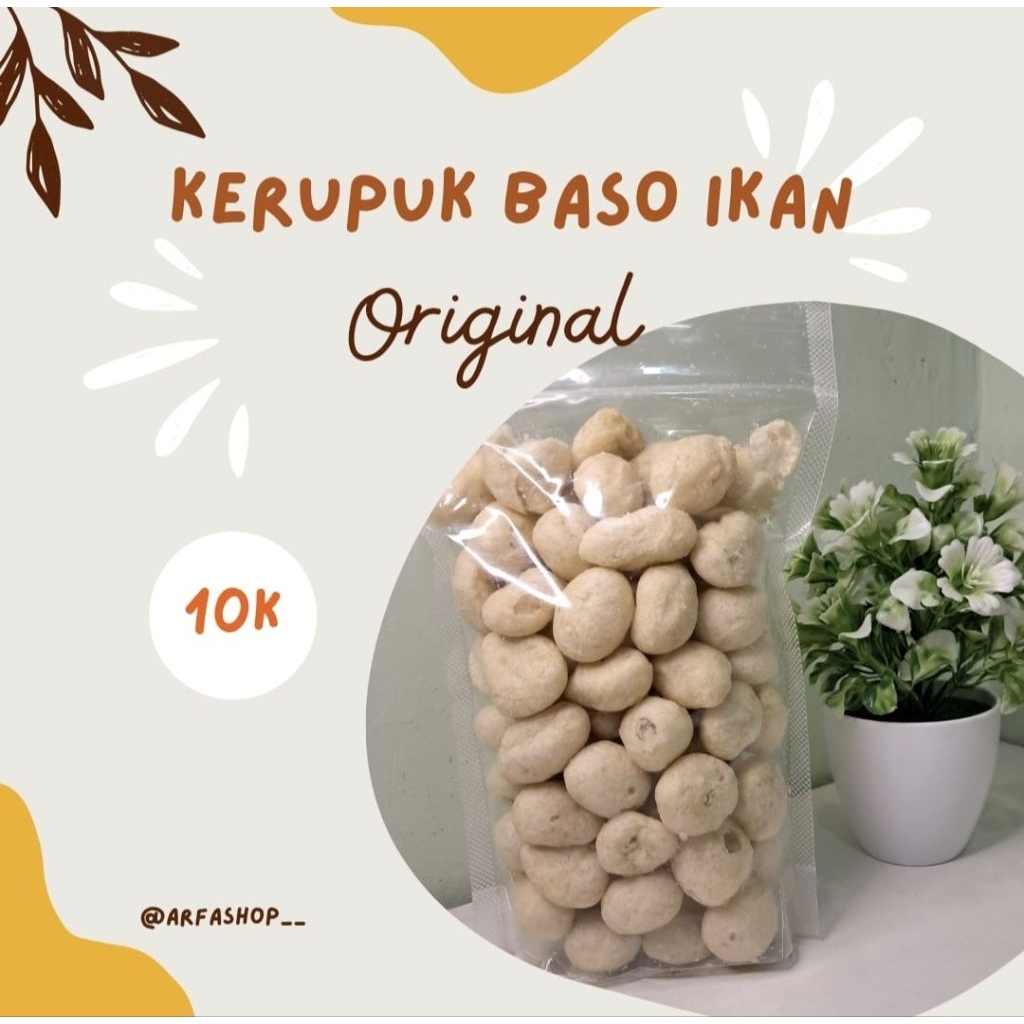 

kerupuk baso ikan ORIGINAL 150