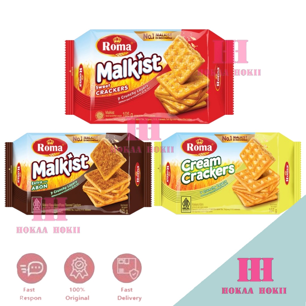 

Roma Malkist Biskuit Cracker Aneka Rasa