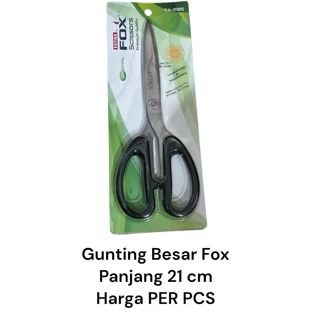 

(PER PCS) Gunting besar Estika Fox Panjang 21cm