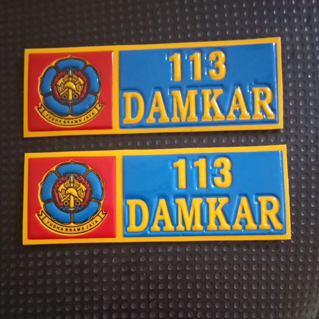 

Stiker embos Nopol Damkar 113