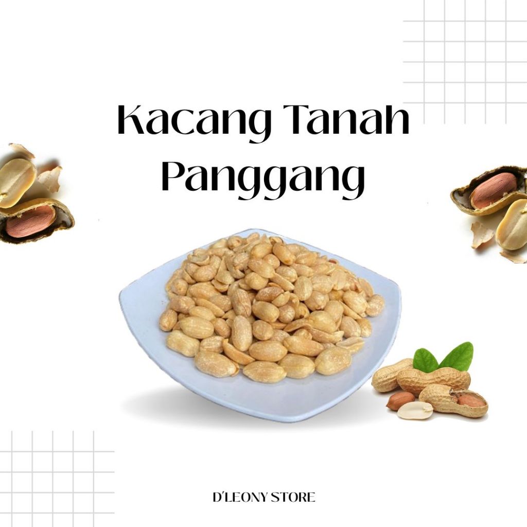 

Kacang Tanah Thailand Panggang Kacang Sangrai Oven 500 gram