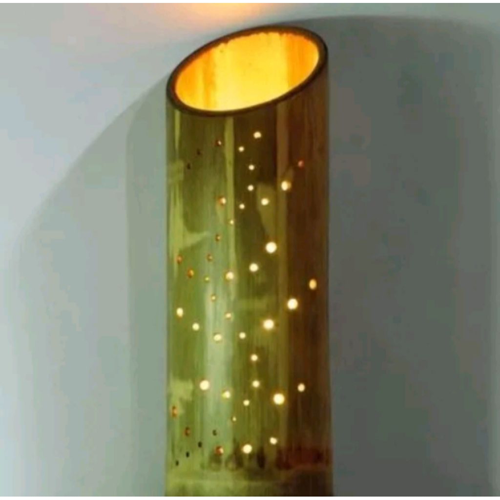 lampu hias dari bambu aksesoris lampu tidur