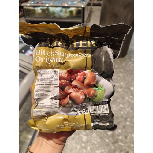 

GOURMET MASTER BITES SAUSAGES ORI 360 GRAM