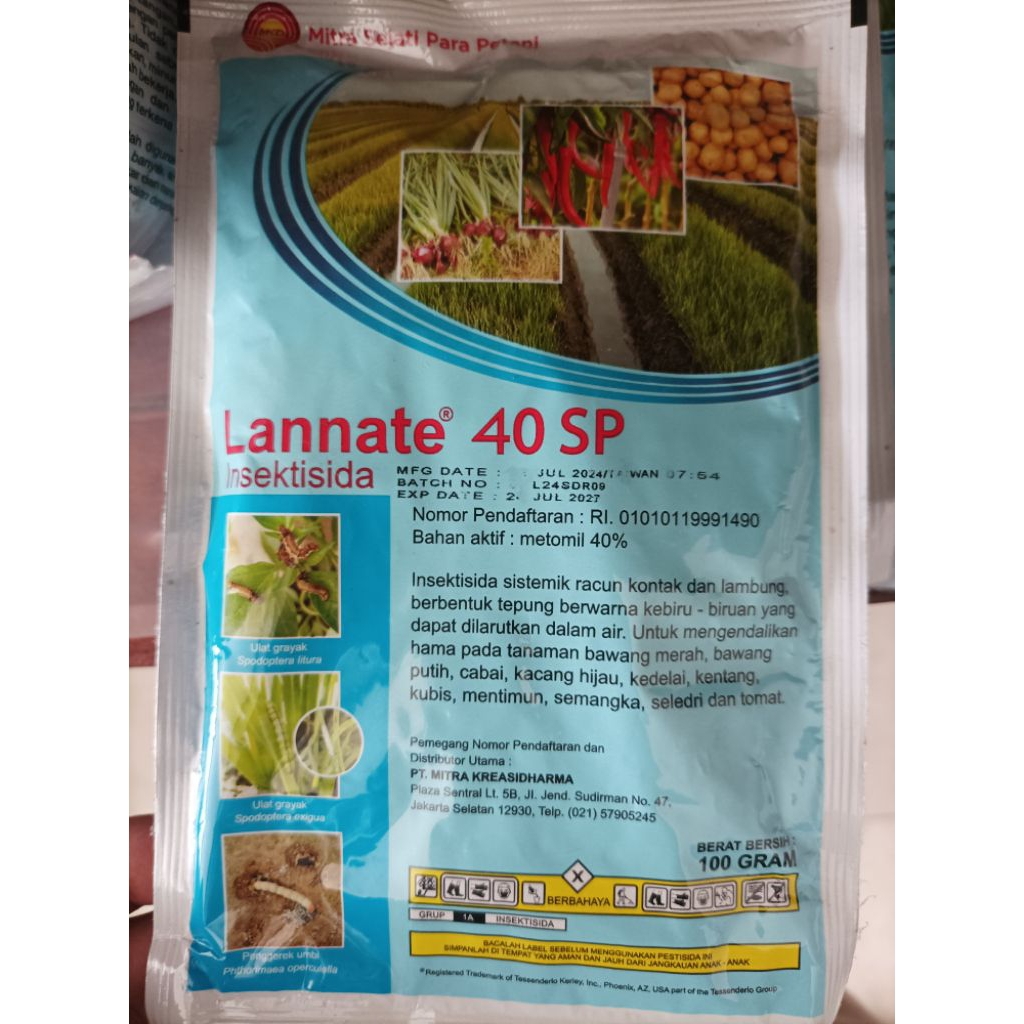 Lannate 40SP, Lannate 25WP