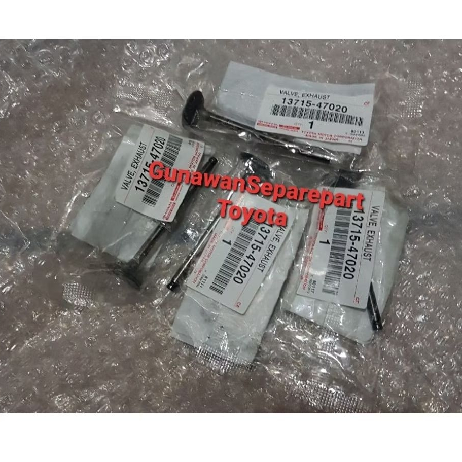 KLEP EXHOUST ETIOS VALCO 2013 ORIGINAL HARGA 1PES