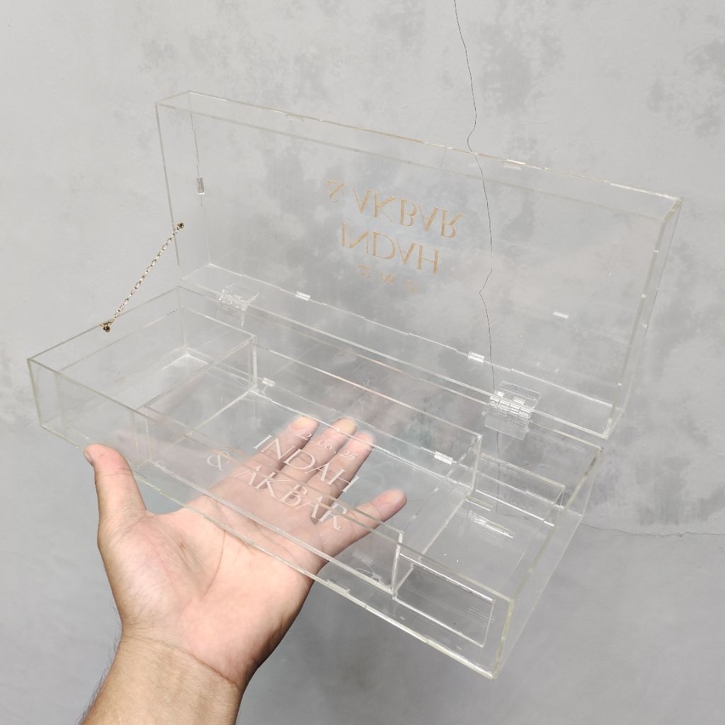 Money Box, LM Box, Ringbox Akrilik Seserahan