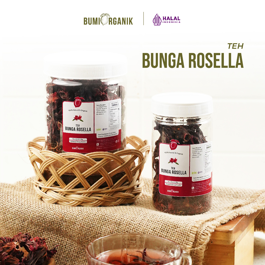 

TEH BUNGA ROSELLA MERAH KERING PREMIUM BUMI ORGANIK BUNGA ROSELLA TEA / ROSELA MERAH KERING / HIBISCUS TEA / TEH ROSELLA UNTUK DIET / TEH ROSELA KERING / BUNGA ROSELLA SEGAR / RED ROSELLA / NUTRIFARM / BEORGANIK / DARI BUMI / SAFIYA / KENCONO SARI