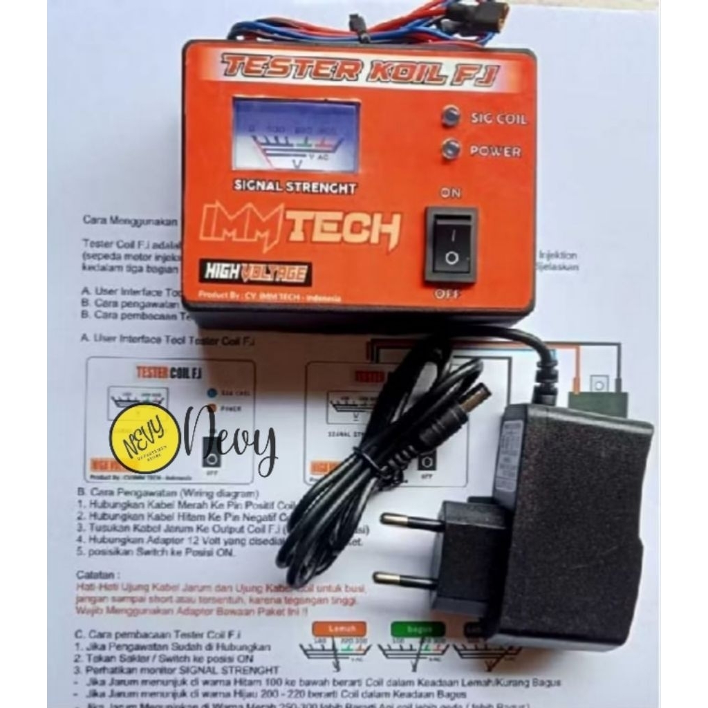 ALAT TEST COIL SEPEDA MOTOR INJEKSI