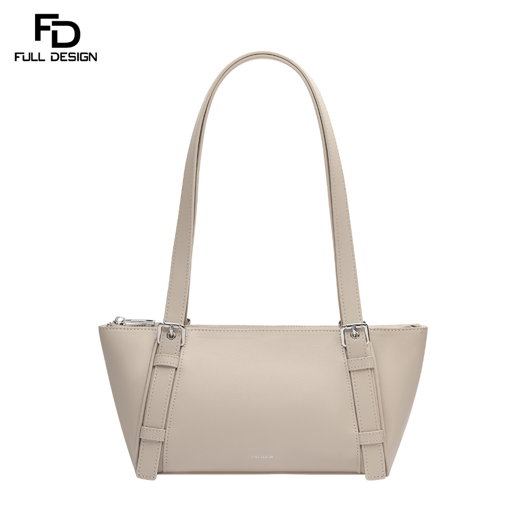 FULL DESIGN Bowl Leather Tas Bahu Tas Tangan Tote Bag