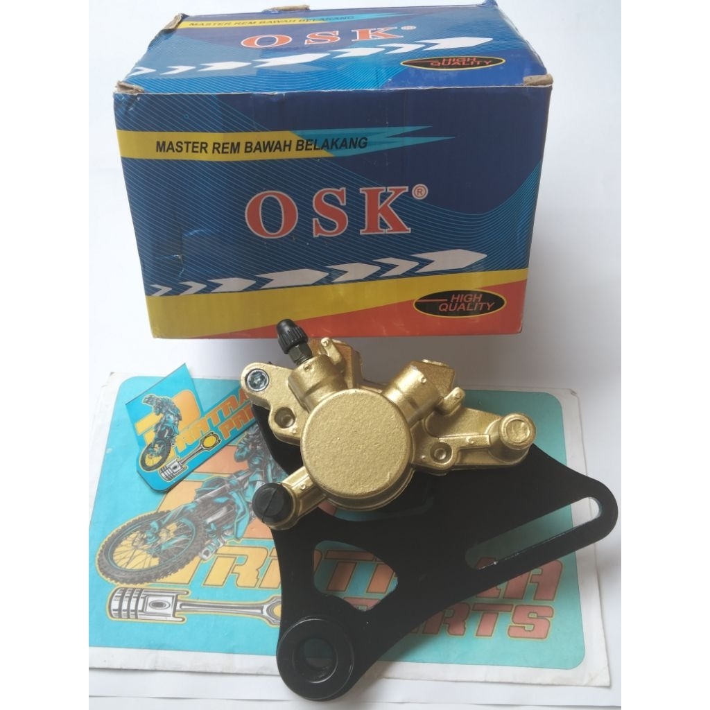 KALIPER MASTER REM BELAKANG SATRIA F 150 SATRIA FU 150 ASSY SET KOMPLIT OSK