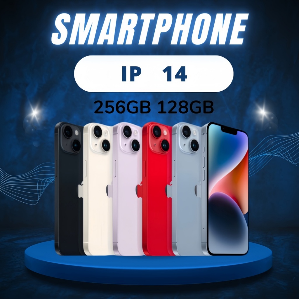 iphone 14 apple 14 PLUS 256GB 128GB Second 100% Original no Mulus  FULLSET