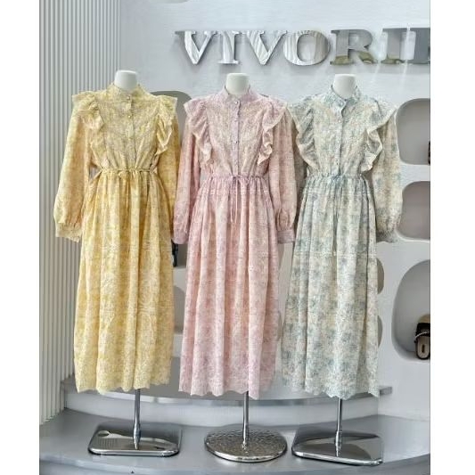 gamis zaskia, dress lfy, gamis lafreya, gamis bangkok, gamis putih, white maxi, dress katun bordir, 