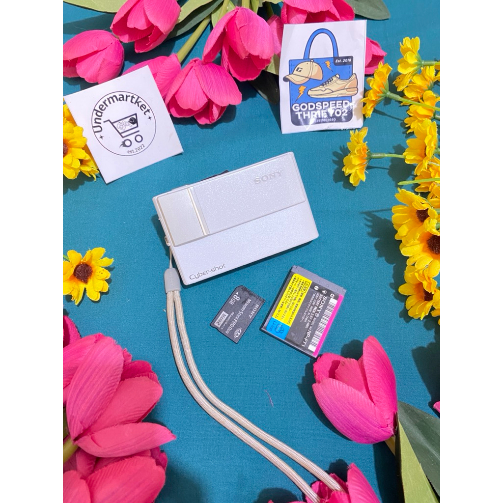 Camera Digital Sony CyberShot DSC-T10 White series 7.2 MegaPixels 3x Optical Zoom