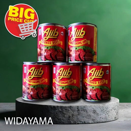 

Kornet Daging Sapi AJIB 340gr – 1 Karton (Isi 24 Kaleng)