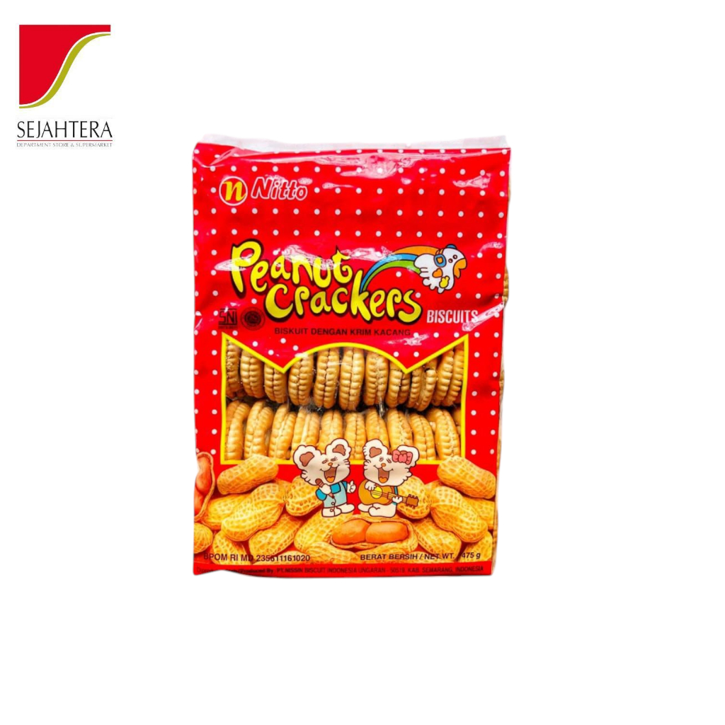 

nitto peanut crackers 450gr bks