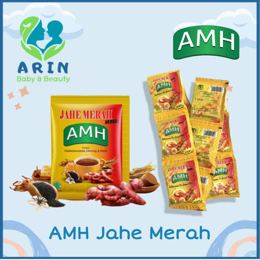 

Jahe Merah AMH 1 renceng isi 10 - Minuman Herbal Jahe Merah