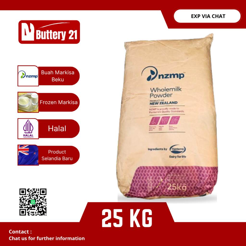 

NZMP WHOLEMILK POWDER 25 KG/SUSU BUBUK FULL CREAM/TEPUNG SUSU/BUBUK SUSU NEW ZELAND/MILK POWDER NZMP