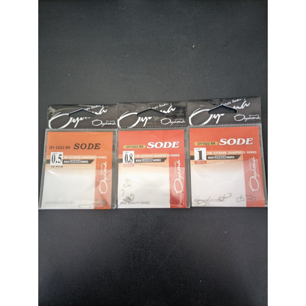 Kail Oyama Sode no 0,1 0,3 0,5 0,8 1 Hook Pancing micro fishing tanpa lubang murah berkualitas