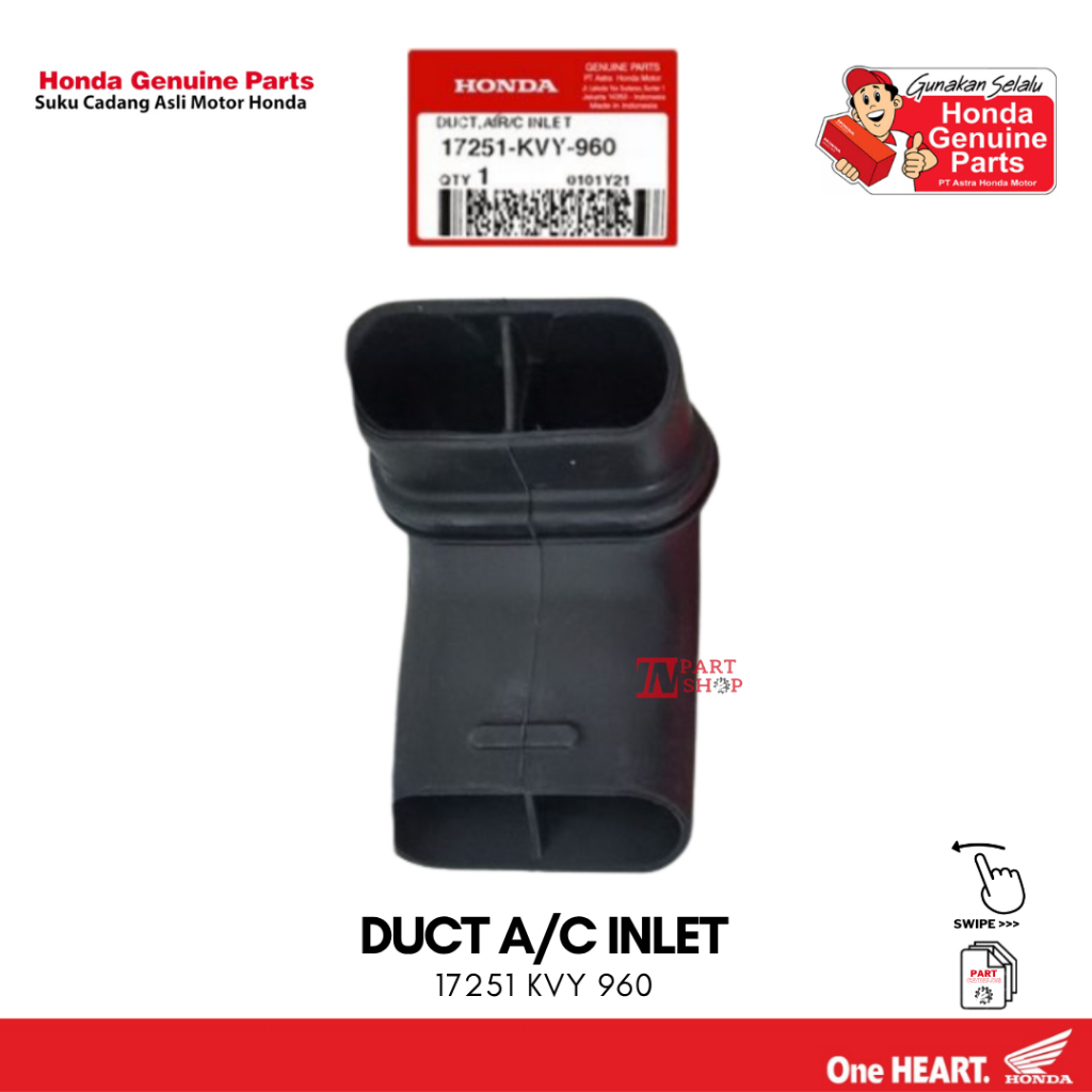 Karet Box Filter (Duct A/C Inlet) - BeAT Karbu / 17251-KVY-960