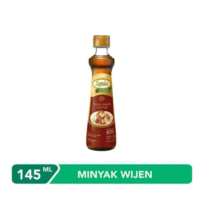 

SANIA MINYAK WIJEN 145 ML ORIGINAL SESAME OIL WILMAR ROYALE
