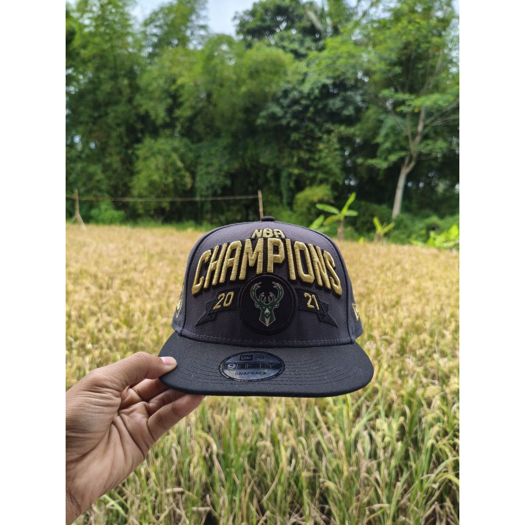 Topi Pria - Snapback Champions NBA