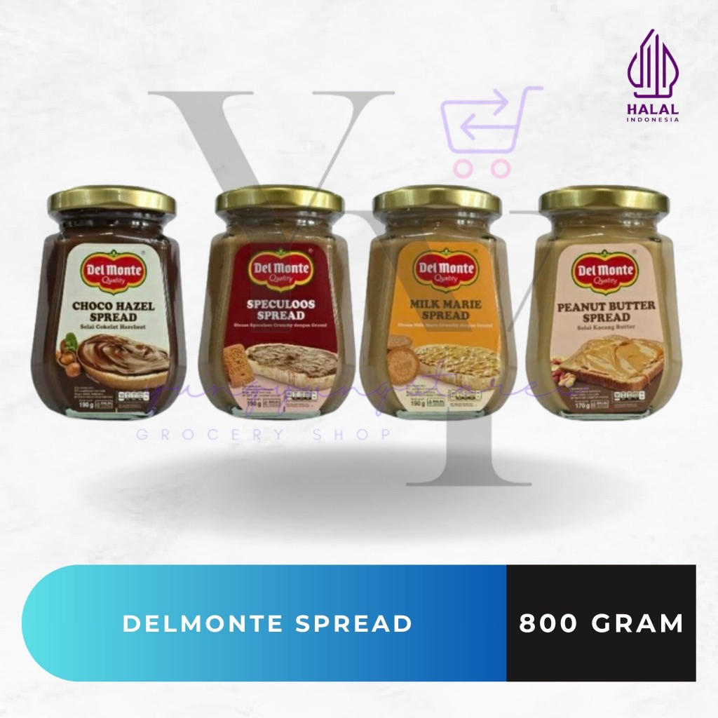 

Delmonte Spread Choco Hazel / Milk Marie / Speculoos / Peanut Butter Spread 170 / 190 gram