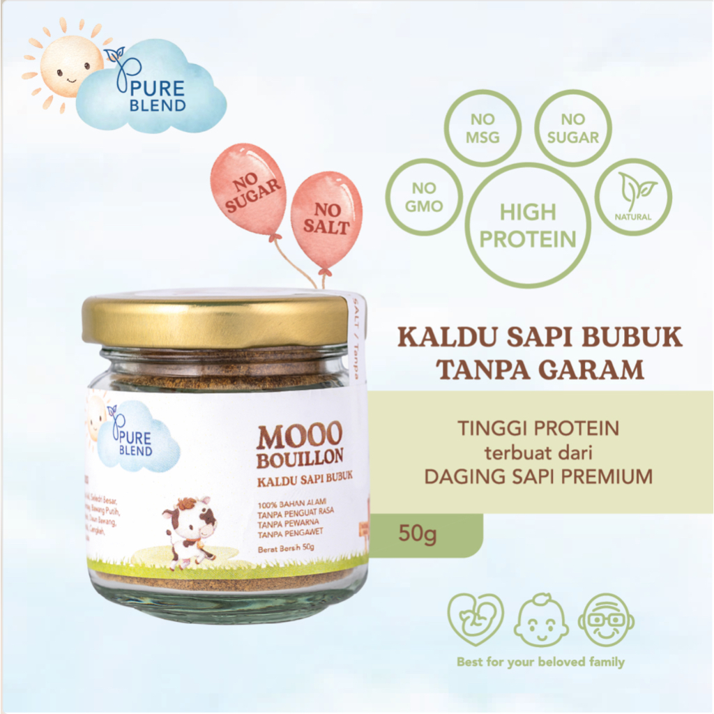 

TANPA GARAM - KALDU SAPI PREMIUM PROTEIN TINGGI TANPA PENGAWET DAN PENGUAT RASA COCOK UNTUK MPASI