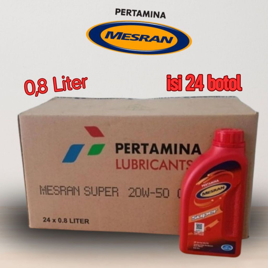 (1 DUS) Mesran Super 1L SAE 20W-50