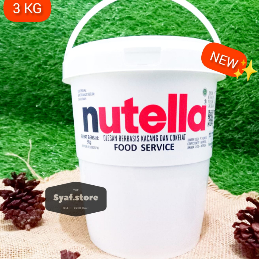 

Nutella Selai Coklat|Nutella Hazelnut Spread | 3kg | Halal