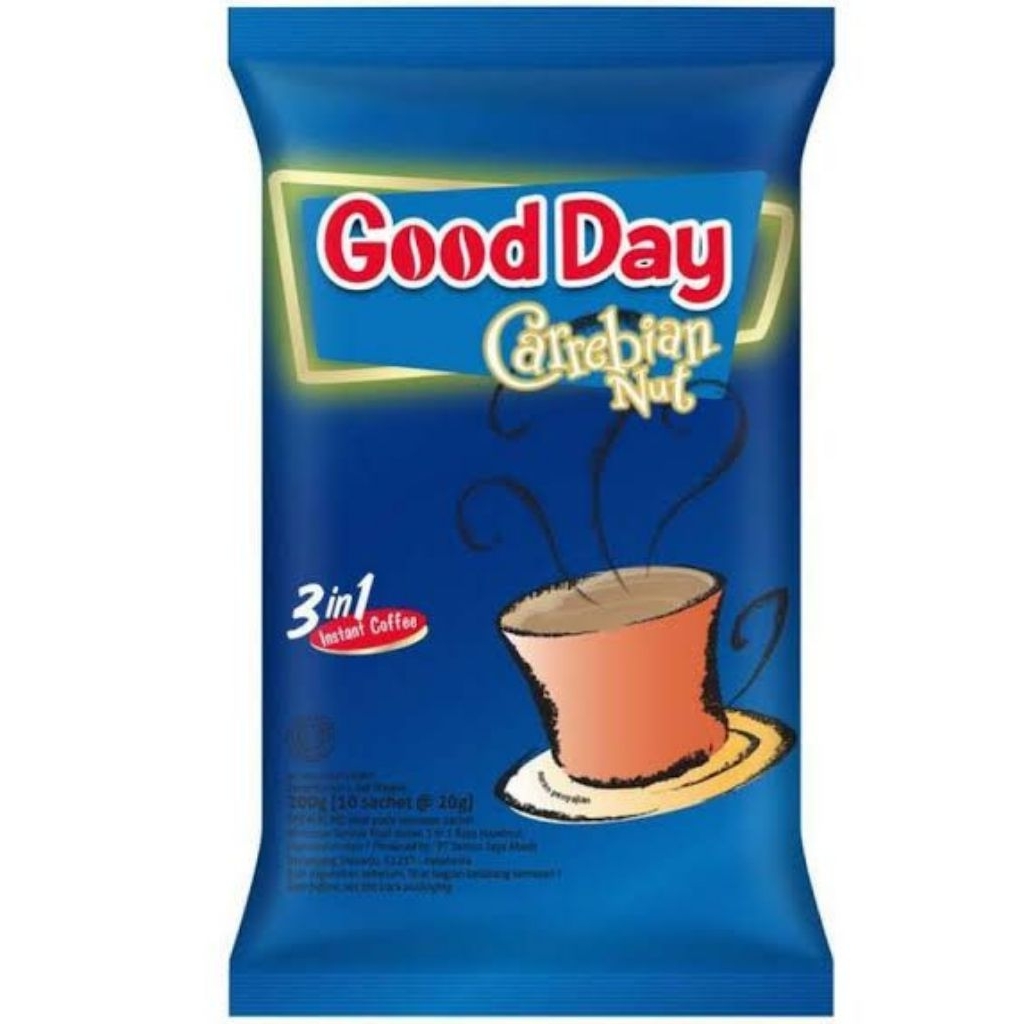 

Good Day Carrebian Nut Isi 10 Sachet
