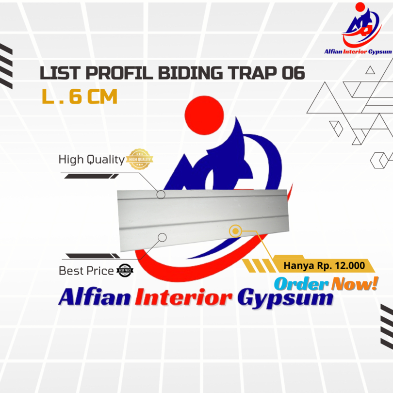 List Profil Gypsum Biding Trap Tangga SL.06