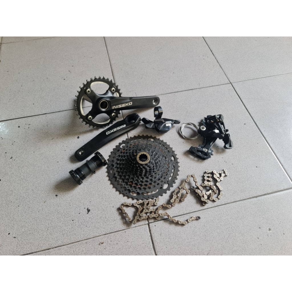 Groupset Niseko 12 speed shifter RD Sprocket 12 Speed
