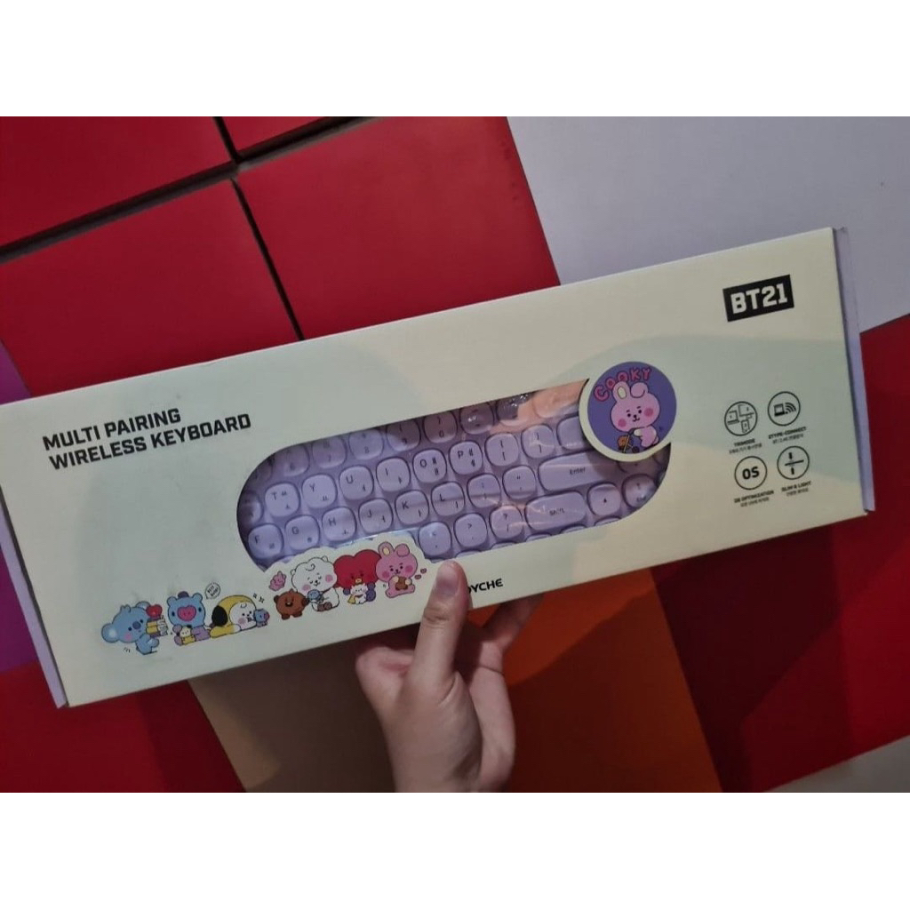 ROYCHE WIRELESS KEYBOARD BT21 (100% ORI)
