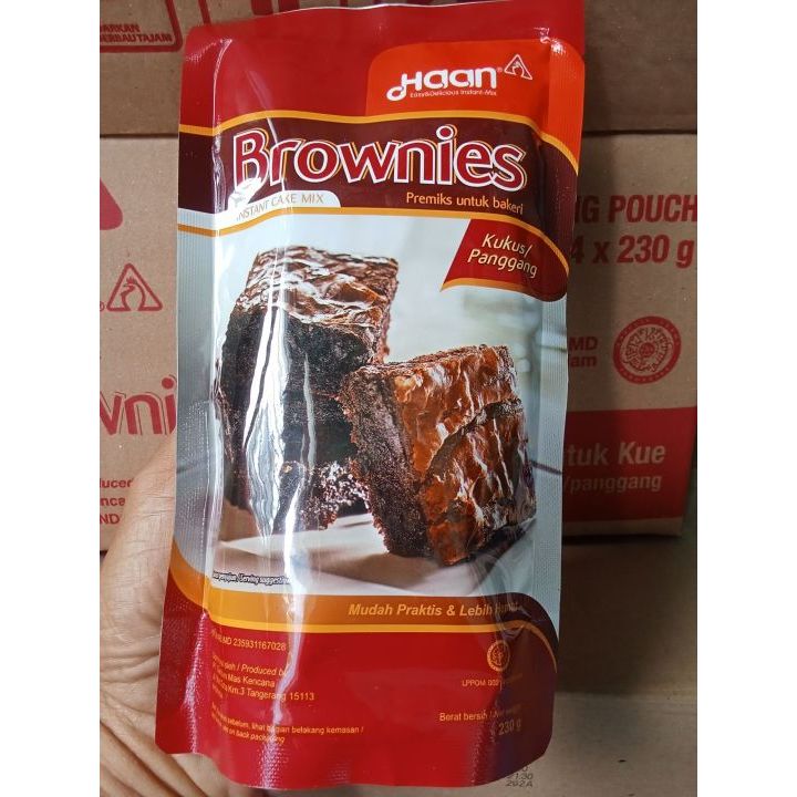 

Nerrd Haan Brownies Instan Cake Mix 230gr Murah