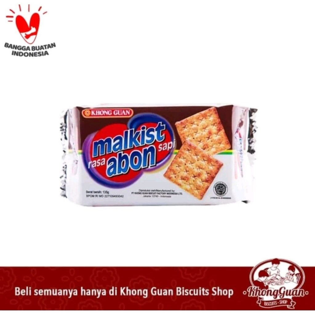

Khong Guan Malkist abon sapi 135gr