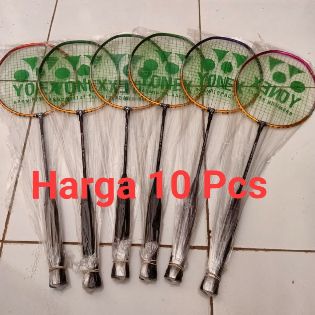 10 Pcs Raket Bulutangkis Murah YONEX ( Packing Aman )