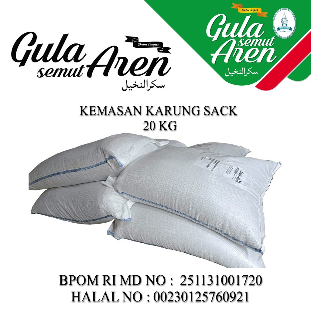 

Pondok Aren 20 KG Gula Aren Asli Semut Bubuk Palm Sugar 20 Kg Murah