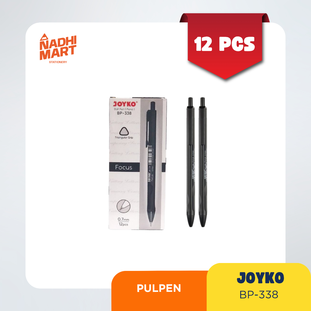 

12 PCS PULPEN JOYKO BP-338 VOKUS